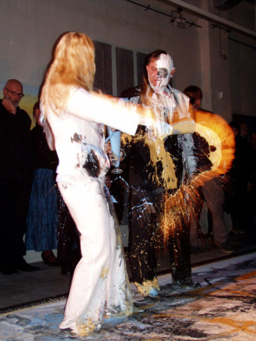 Solo exhibition and performance . 2005