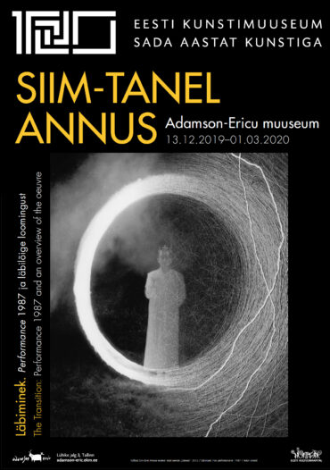 Eesti kunstnik Siim-Tanel Annuse näitus Tallinnas. Läbiminek: Performance 1987 ja läbilõige loomingust  Adamson-Ericu Muuseumis